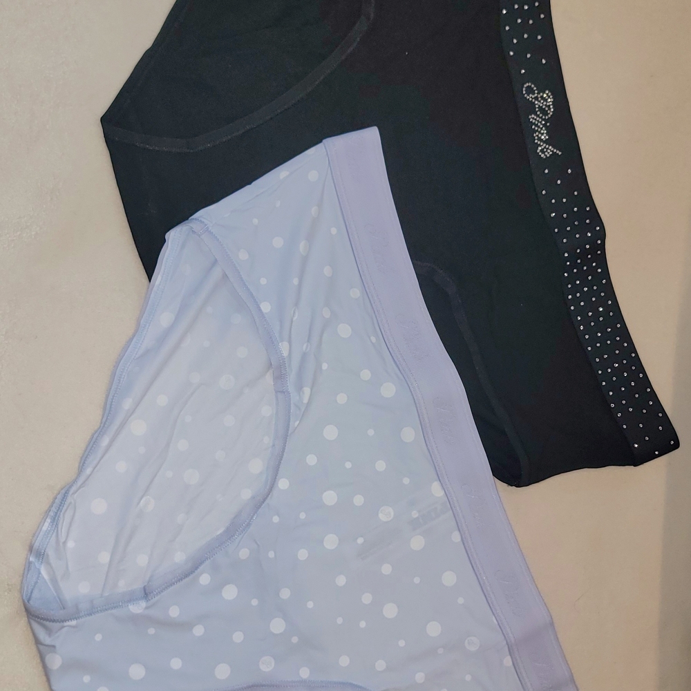 Victoria's Secret PINK Blue Polka Dot Hipster/HipHugger Panties